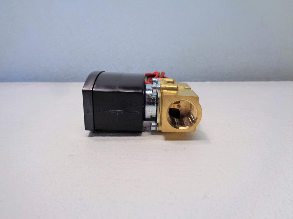 ASCO Red Hat 1/2" NPT 2-Way Solenoid Valve, Brass EF8210G207, EF8016G1